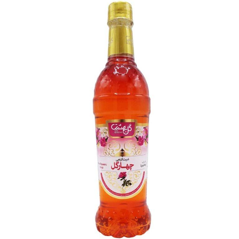 شربت گیاهی چهارگل گل بهشت – 650 گرم