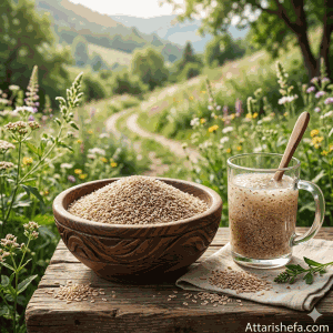 دانه اسفرزه (پسیلیوم)